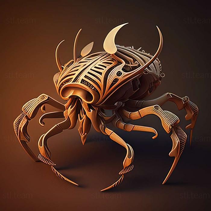 3D модель Ixodes minutae (STL)